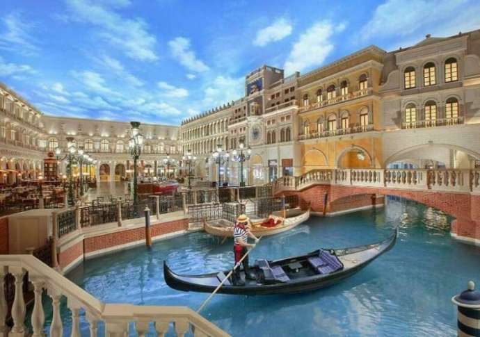 Венеция в миниатюре: уникальный отель в Лас-Вегасе
