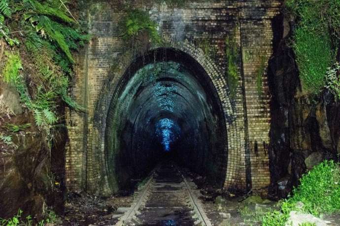 Таинственный туннель «Хеленсбургского светящегося червя»