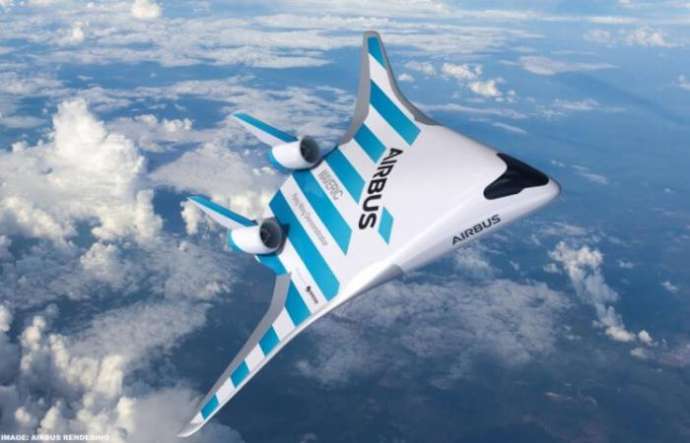 Airbus представила пассажирский самолет будущего, похожий на корабль из «Звездных войн» (+видео)