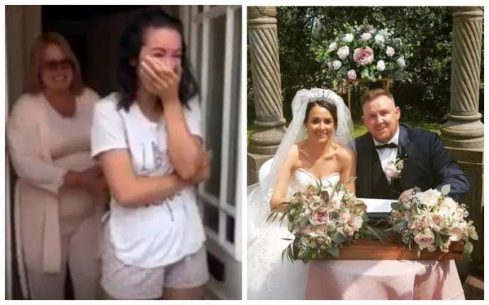 Вот это сюрприз! Мужчина организовал свадьбу в день рождения возлюбленной без ее ведома