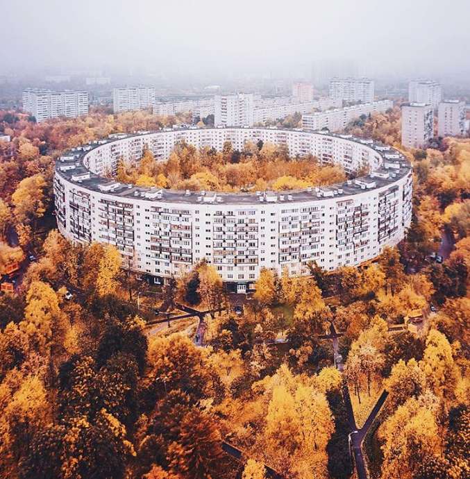 Круглые дома в Москве — уникальный проект советских архитекторов