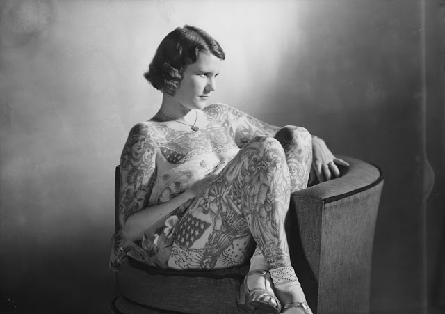 Бетти Бродбент — самая татуированная женщина 20 века