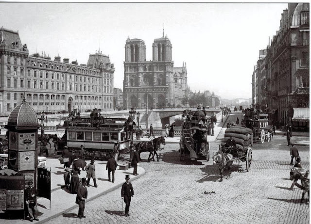 Старинные фотографии собора Парижской Богоматери в XIX веке