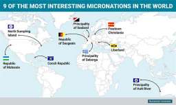 9 самых необычных самопровозглашённых «держав» планеты