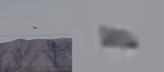 Странный НЛО пролетел над горой в Финиксе, штат Аризона