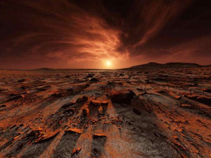 Соленая вода периодически появляется на Марсе