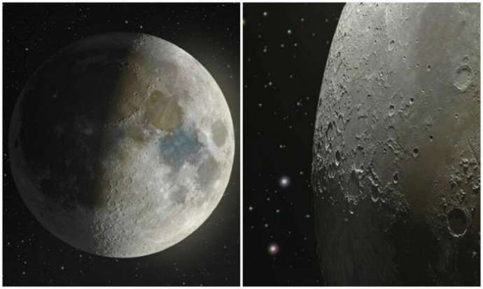 Невероятно детальный снимок Луны, составленный из 100 тысяч фотографий (6 фото)