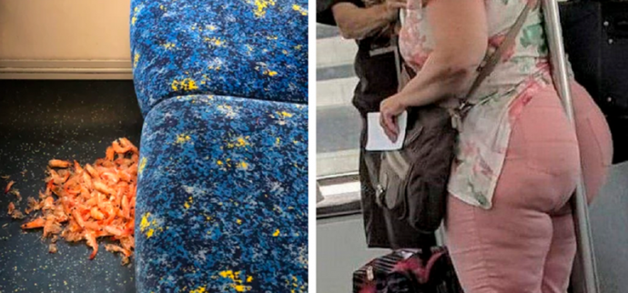 Самые мерзкие пассажиры метро (31 фото)