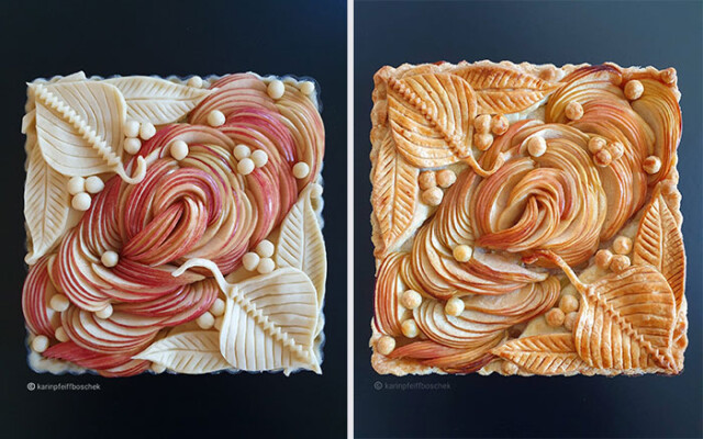 До и после: потрясающие дизайны пирогов, которые готовит Карин Пфайфф-Бошек