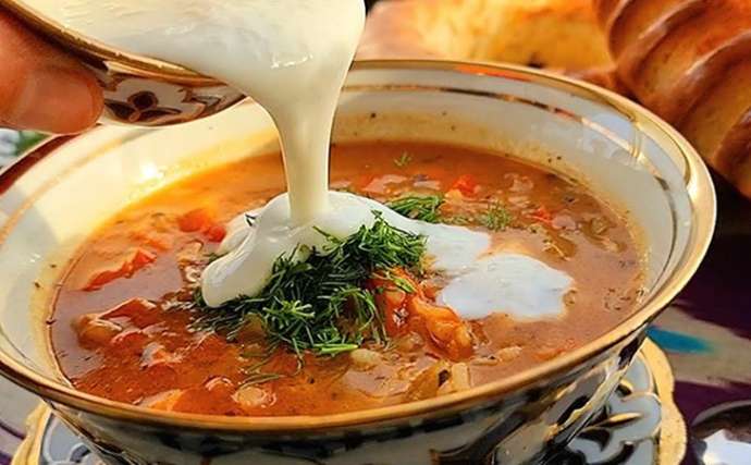 Узбекский суп «Мастава»