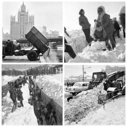 Снегопад в Советском Союзе