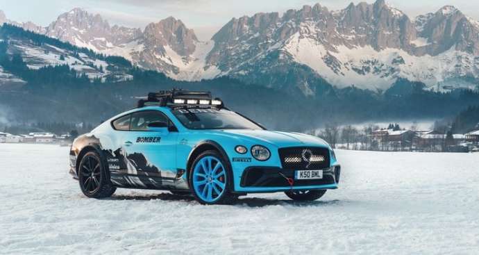 Bentley построила спорткар для ледовых гонок
